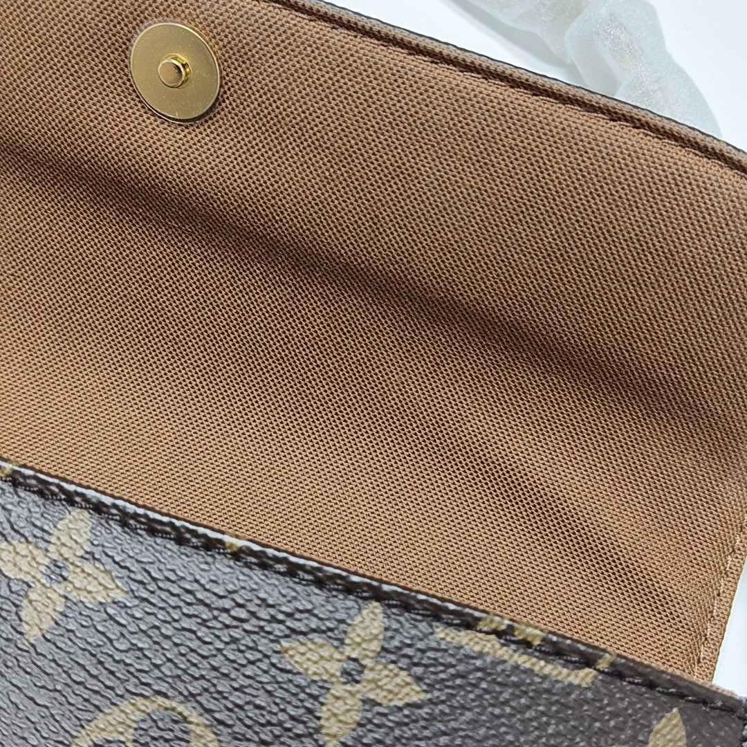 IVY Monogram Coated Canvas Brown