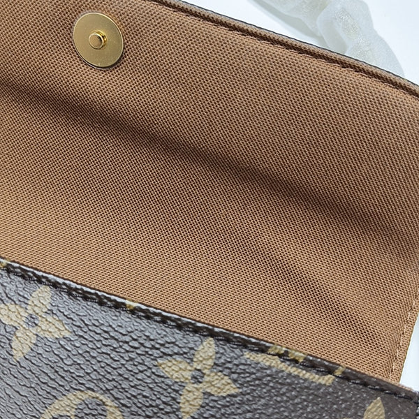 IVY Monogram Coated Canvas Brown