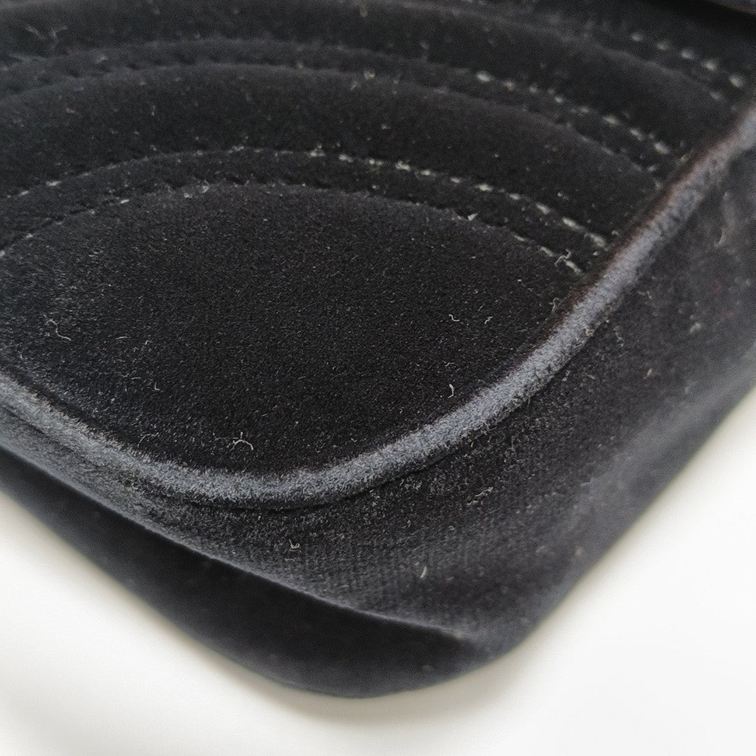 GG Marmont Medium Quilted Velvet Black