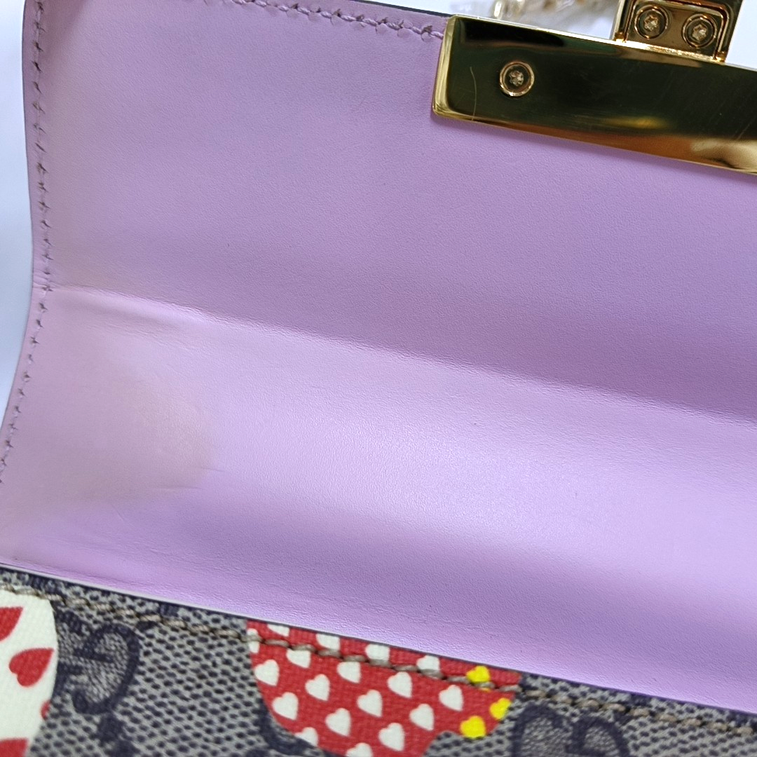 Authenticated pre-owned  Padlock Small Monogram Coated Canvas Multicolor - Shoulder Bag at Looply