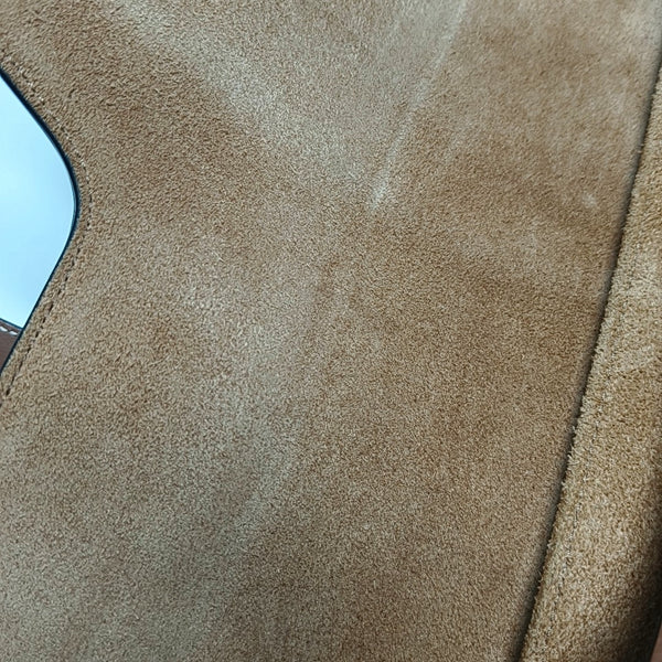 Authenticated pre-owned  16 Medium Calfskin Brown - Top Handle Bag at Looply
