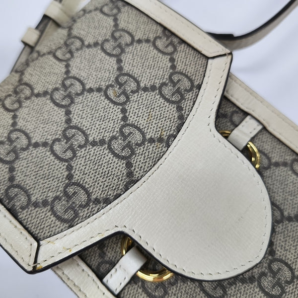 Horsebit 1955 Mini Coated Canvas Beige
