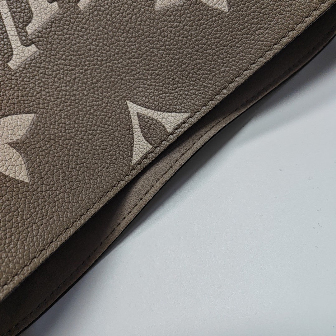 ALL IN BB Monogram Calfskin Gray