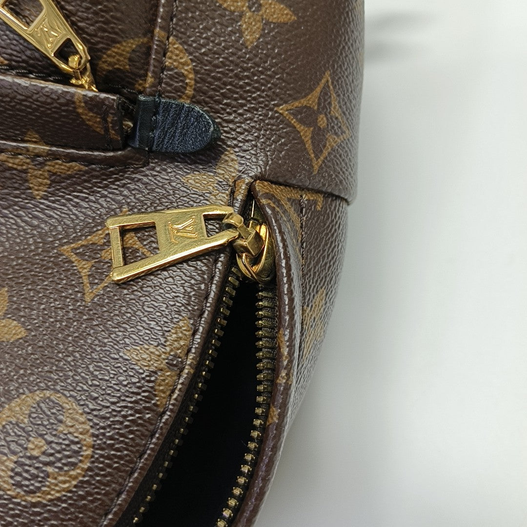 PALM SPRINGS PM Monogram Coated Canvas Brown