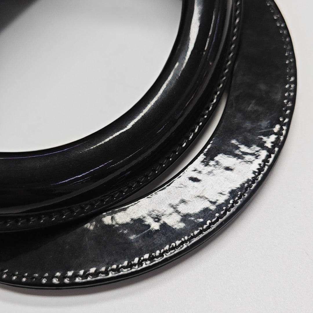 Lady Dior Medium Cannage Patent Leather Black