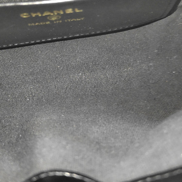 CHANEL 31 Quilted Waxed Cafskin Black