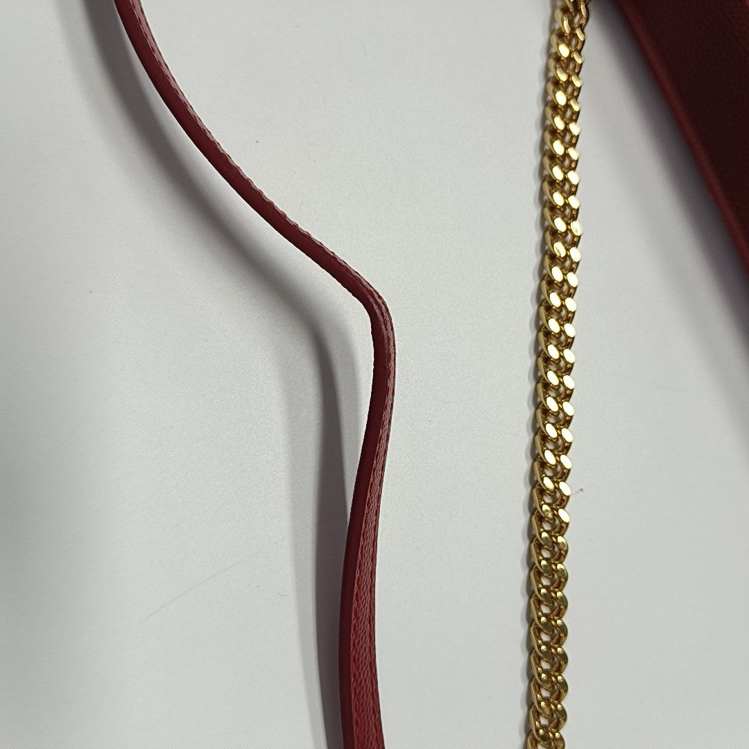 MONOGRAM WOC Quilted Calfskin Red