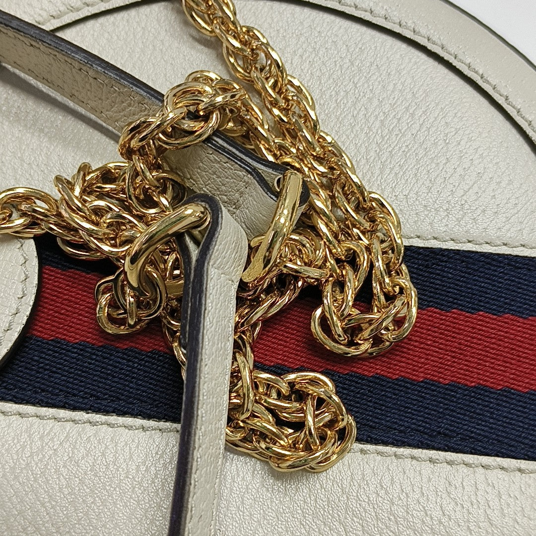 Ophidia Mini Calfskin White