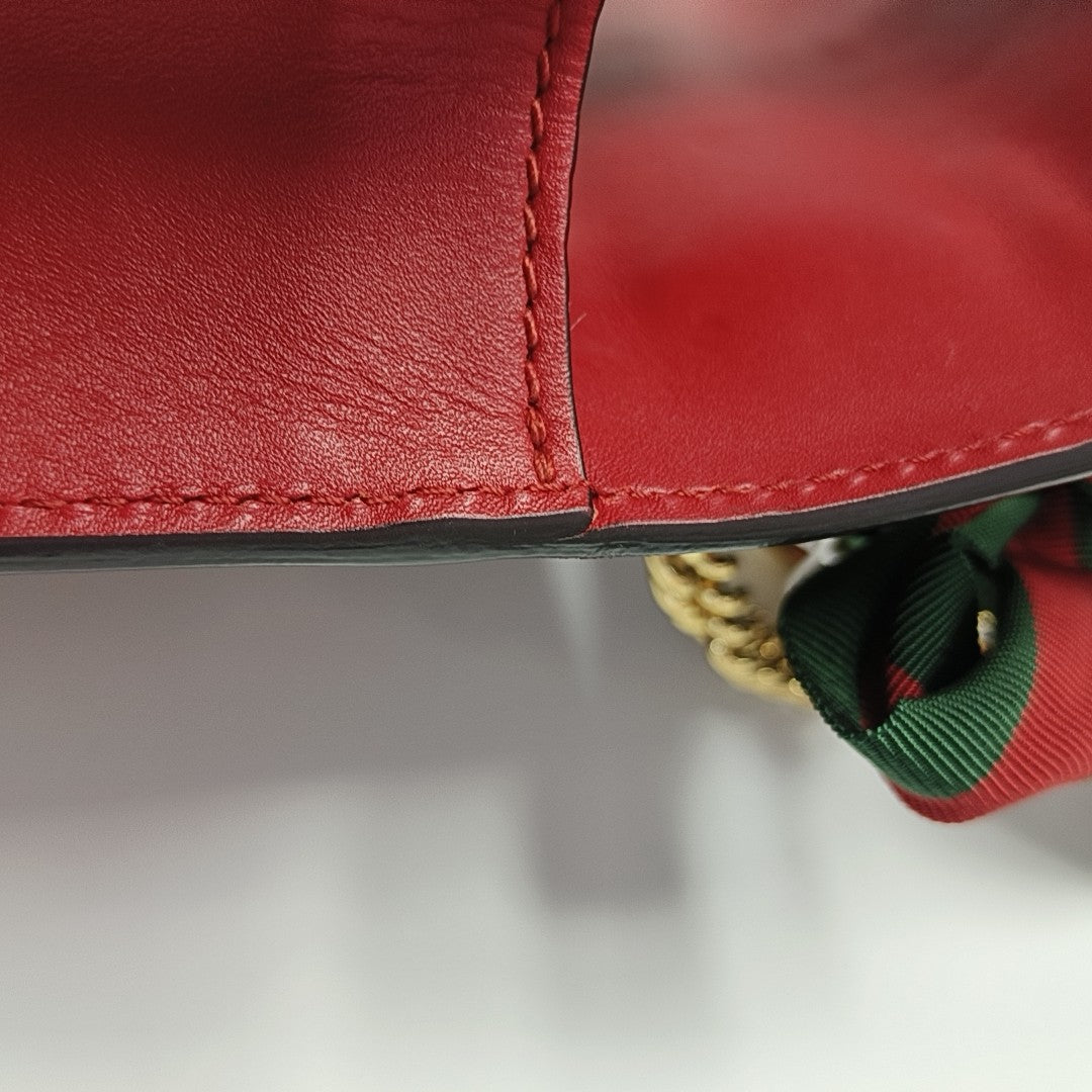 Sylvie Mini Calfskin Red