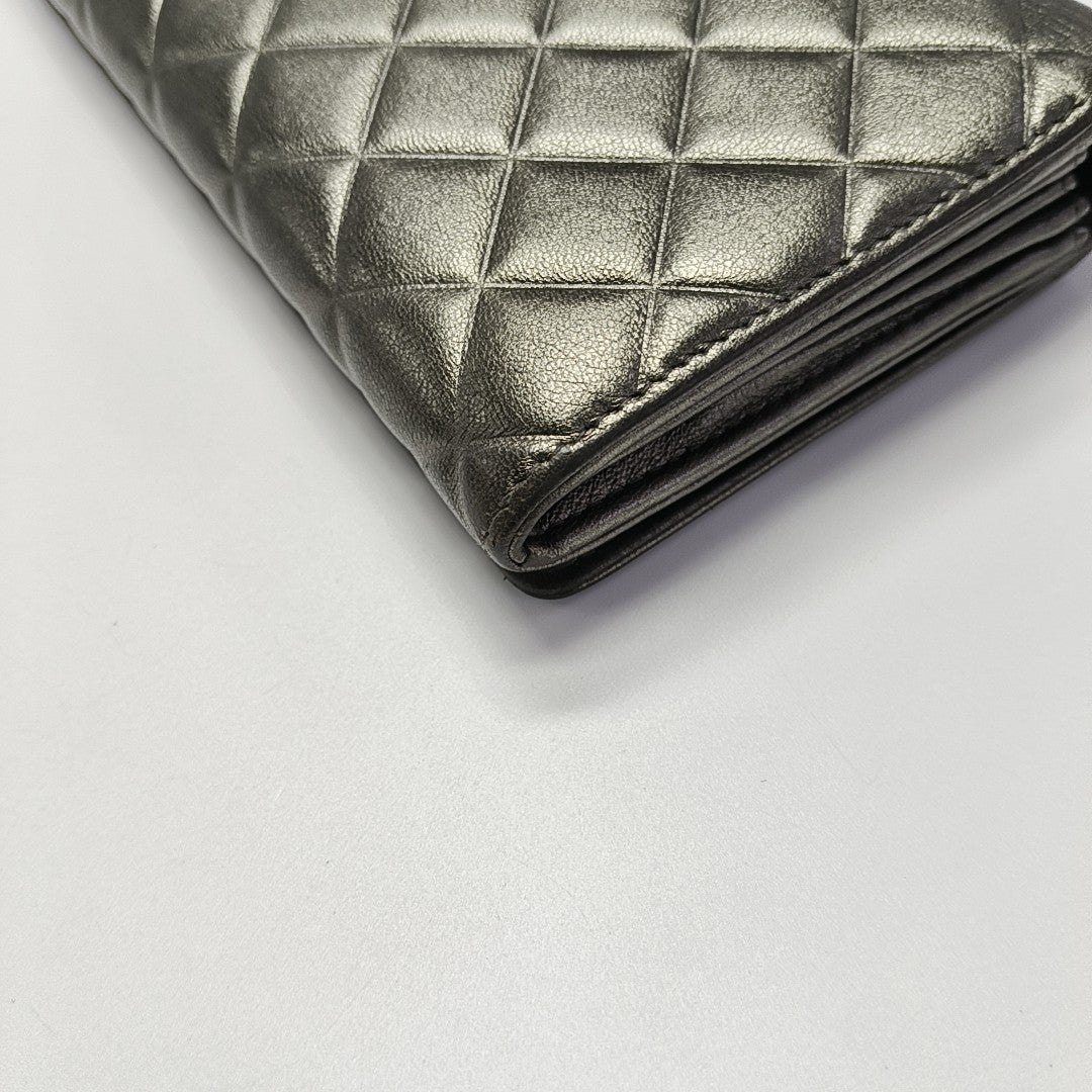 Quilted Lambskin Shoulder Bag Green