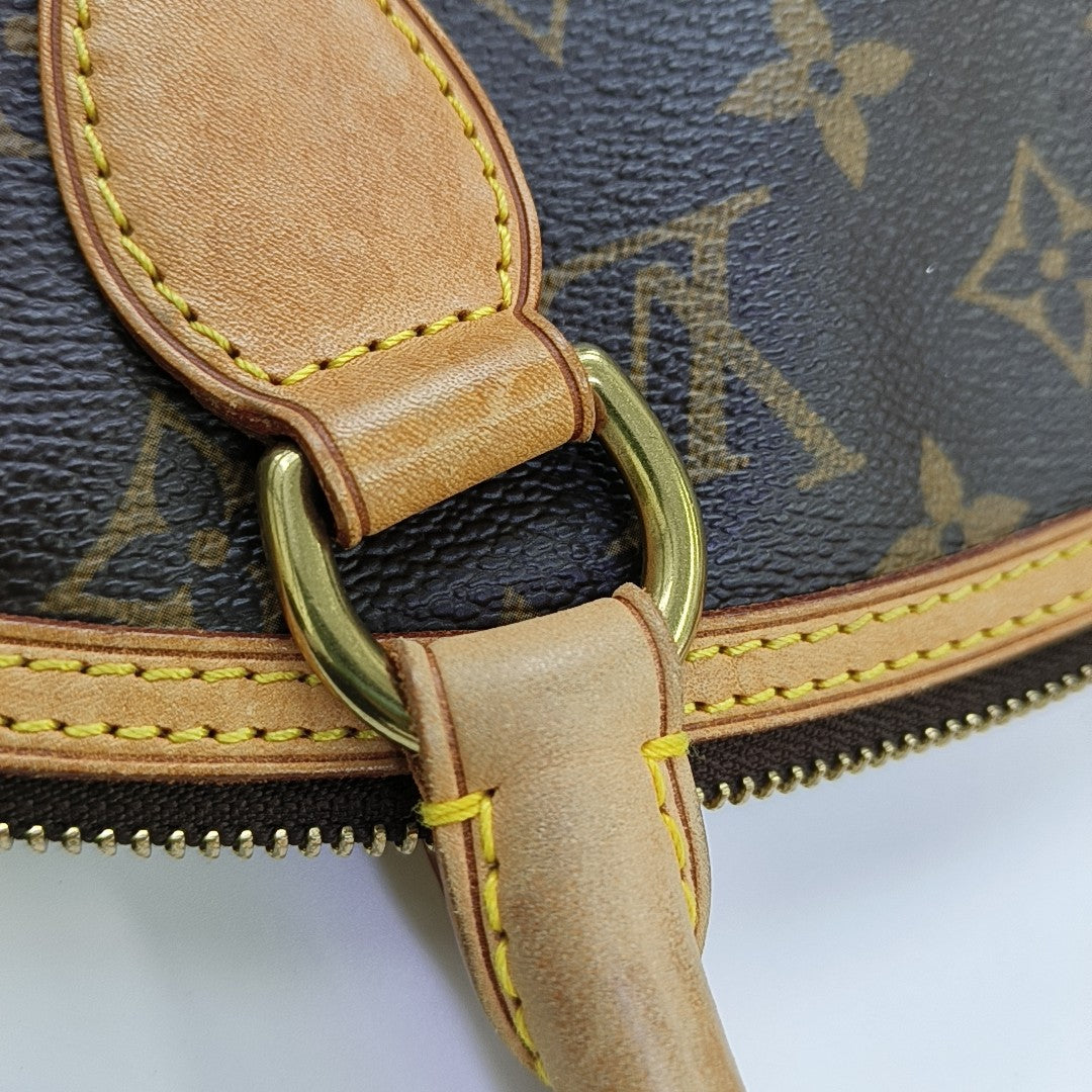 LOCKIT PM Monogram Coated Canvas Brown