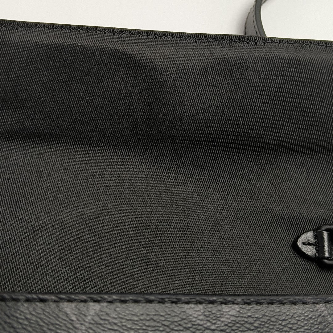 STEAMER Mini Monogram Coated Canvas Black