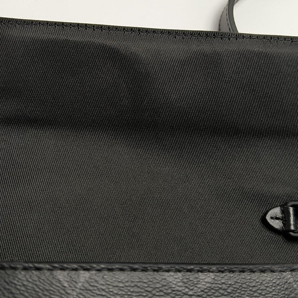 STEAMER Mini Monogram Coated Canvas Black