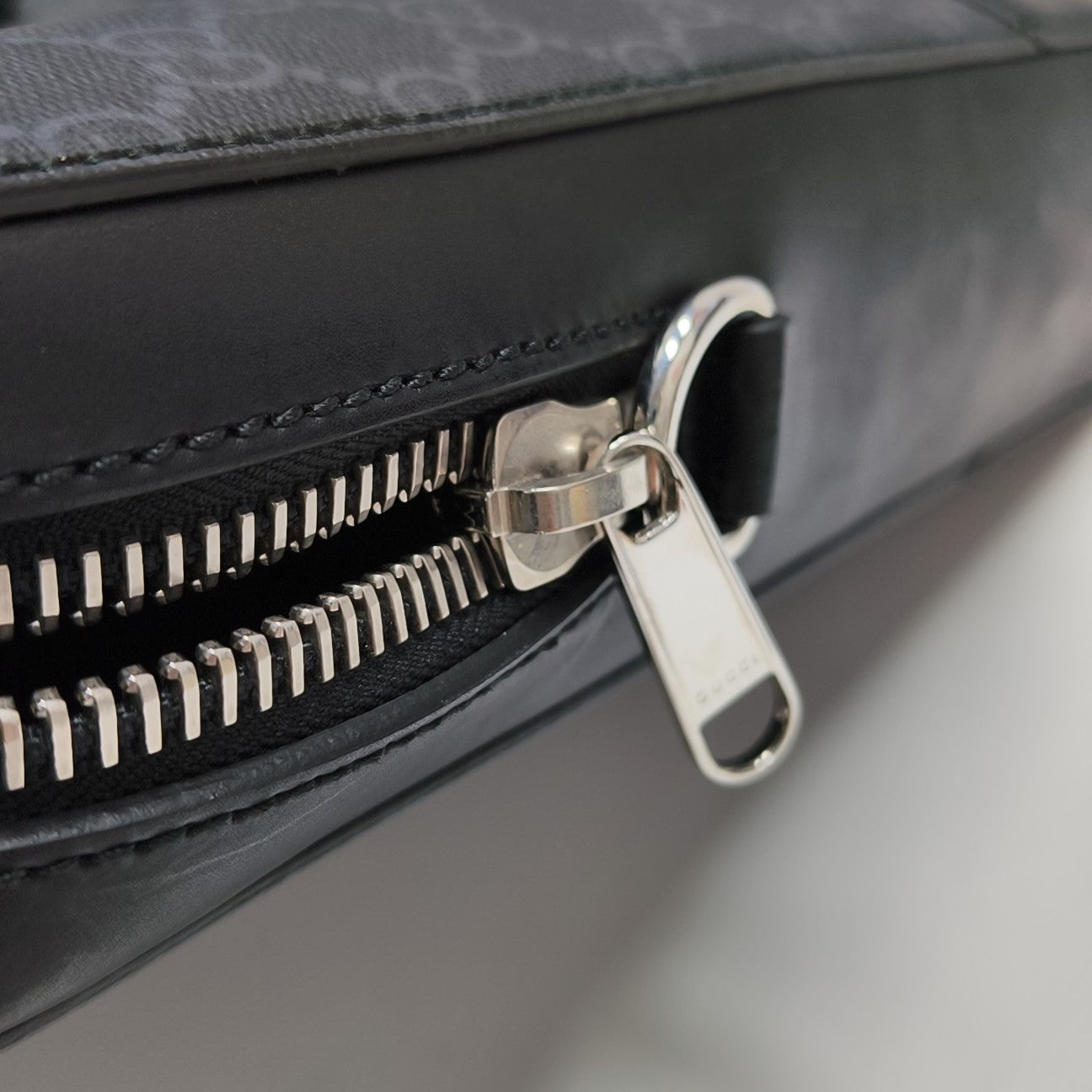 GG Imprime Monogram Coated Canvas Black