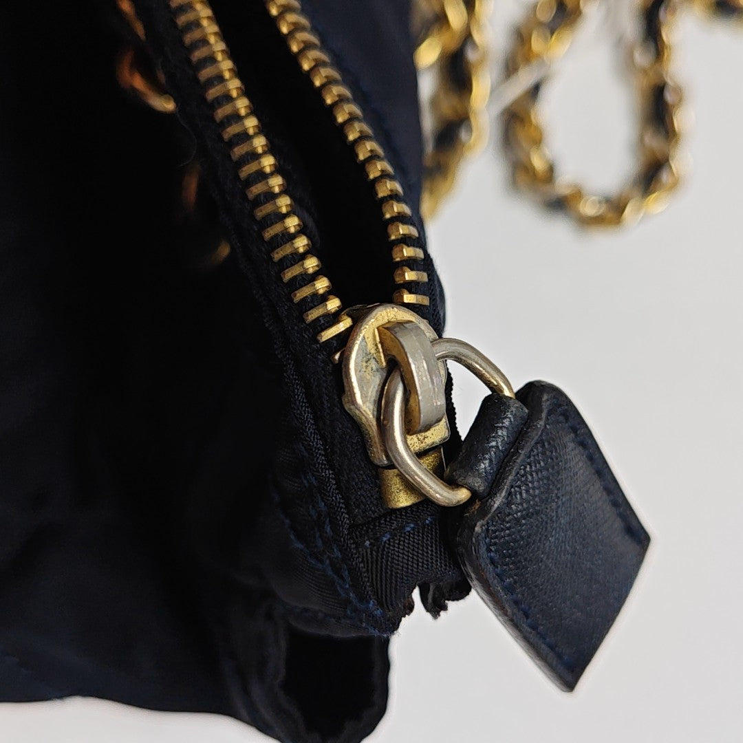 Re-Edition 1995 Chaîne Quilted Nylon Blue