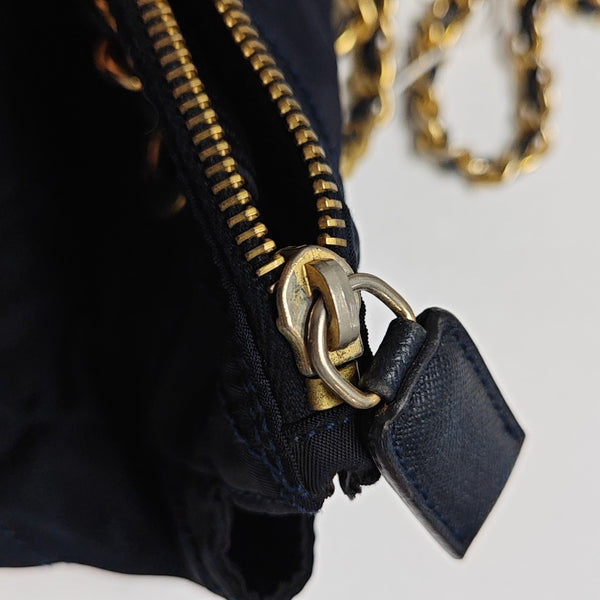 Re-Edition 1995 Chaîne Quilted Nylon Blue