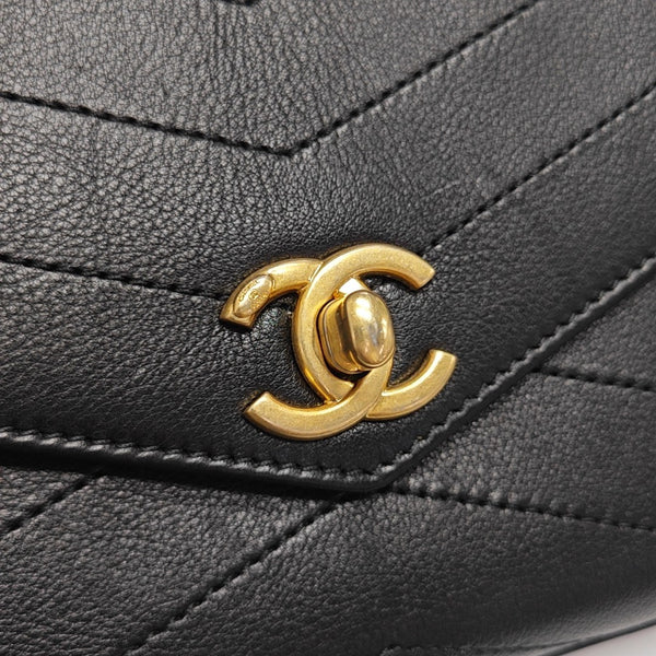 Quilted Calfskin Belt Bag Black