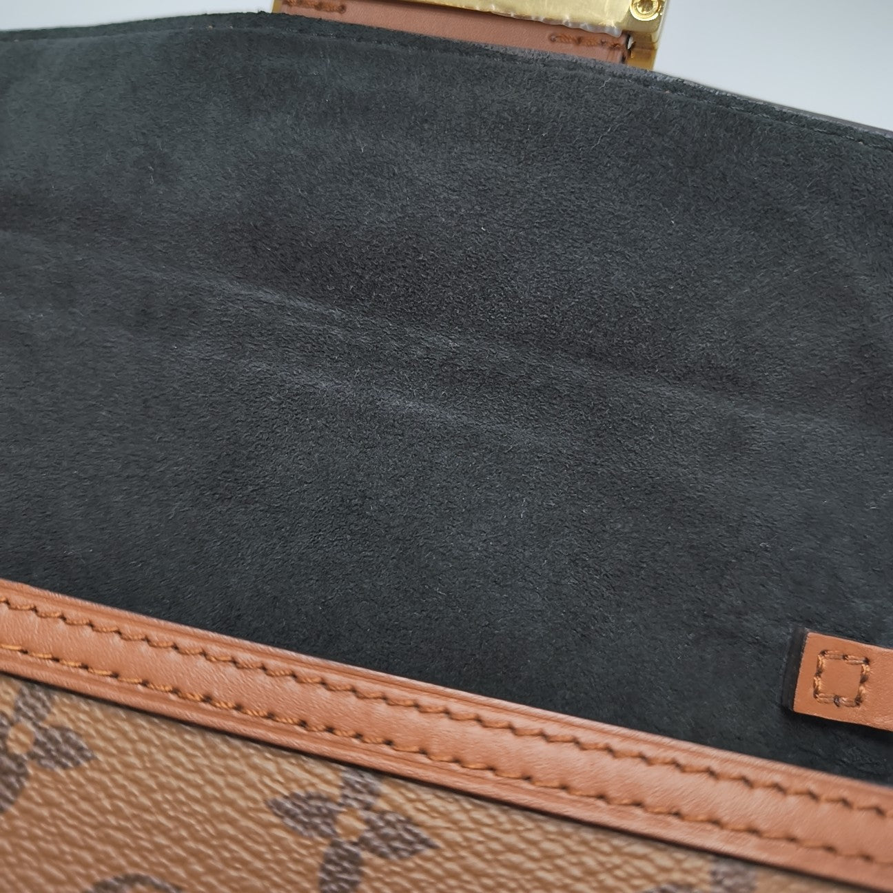 DAUPHINE WOC Monogram Coated Canvas Brown