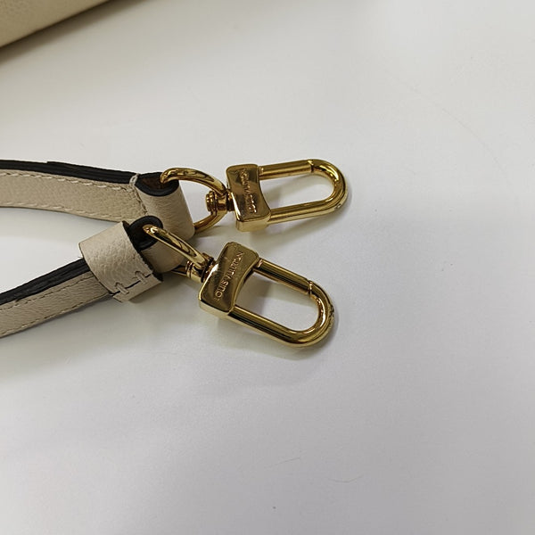 ONTHEGO PM Monogram Calfskin Beige