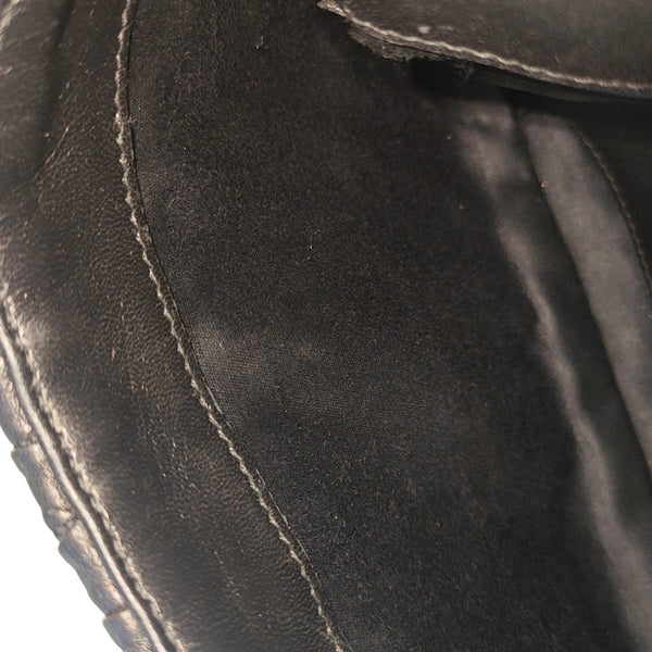 Matelassé Quilted Lambskin Black
