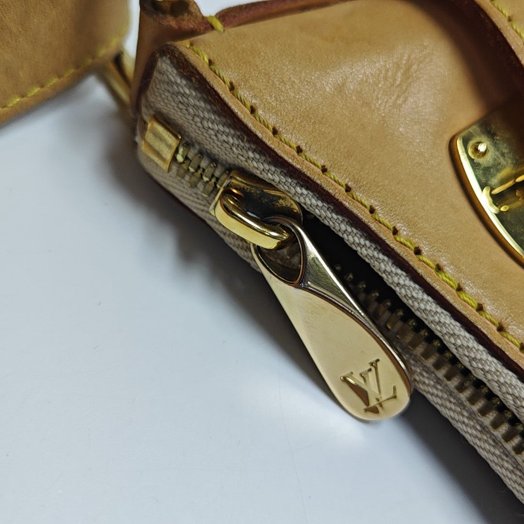 LV × TM GRETA Monogram Coated Canvas White