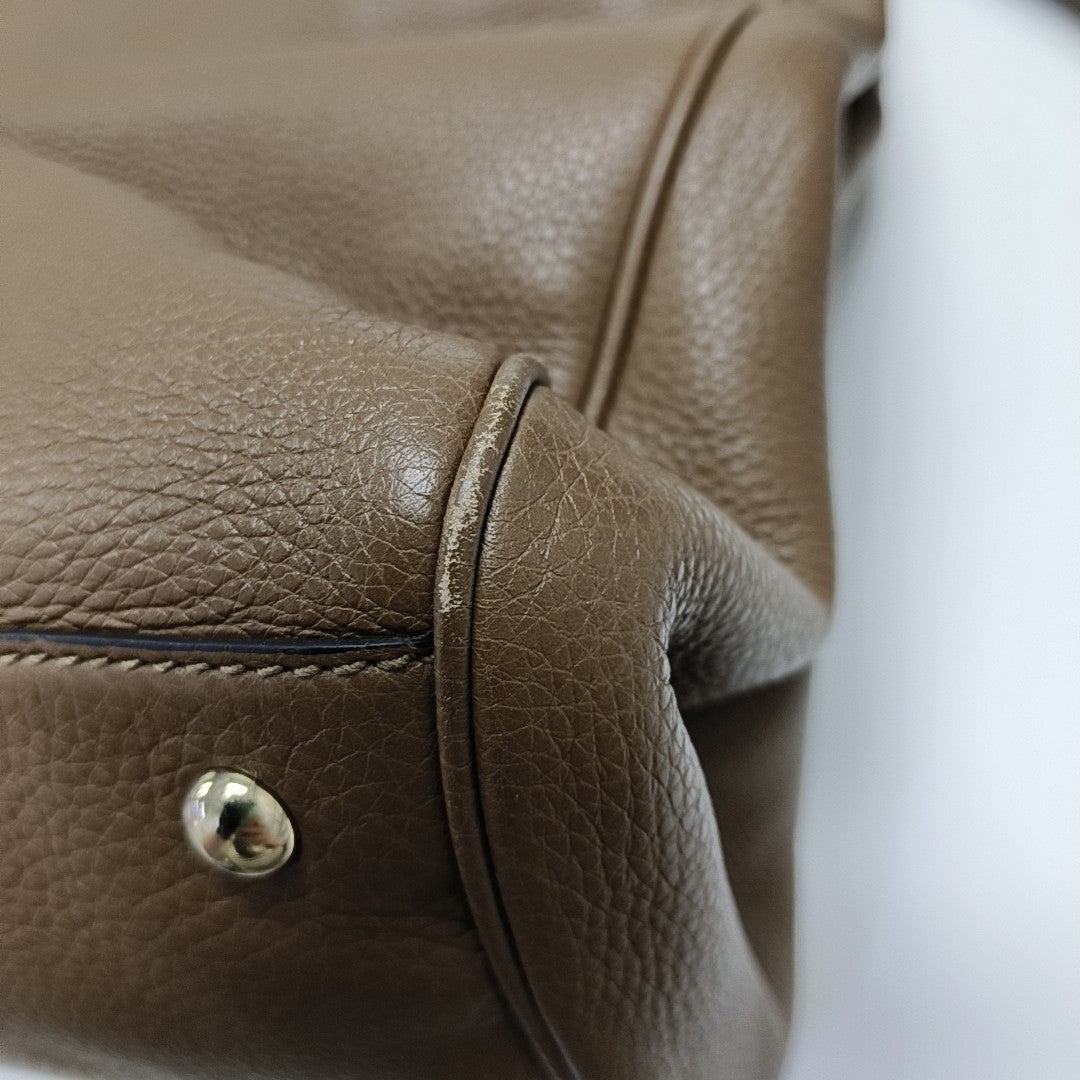 Bamboo 1947 Large Calfskin Brown