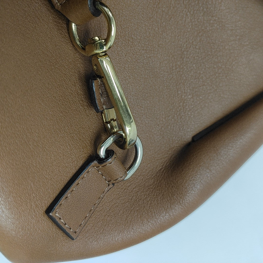 Faye Small Calfskin Brown