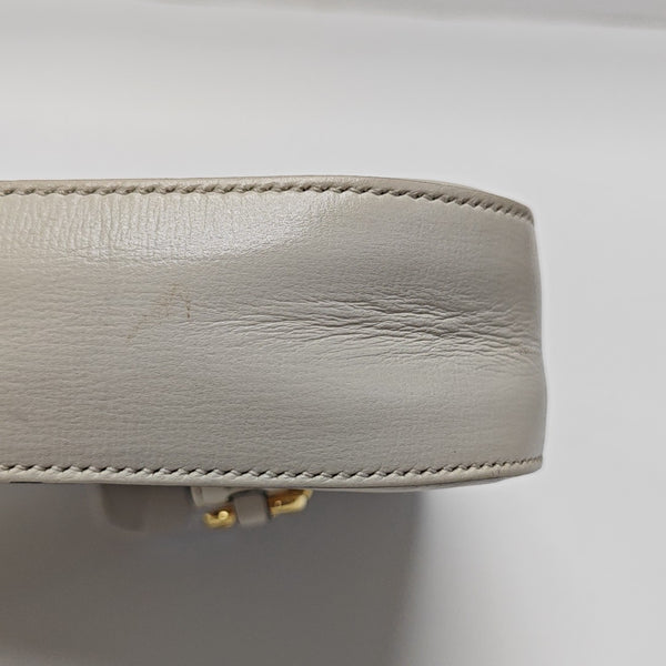 Horsebit 1955 Mini Calfskin White