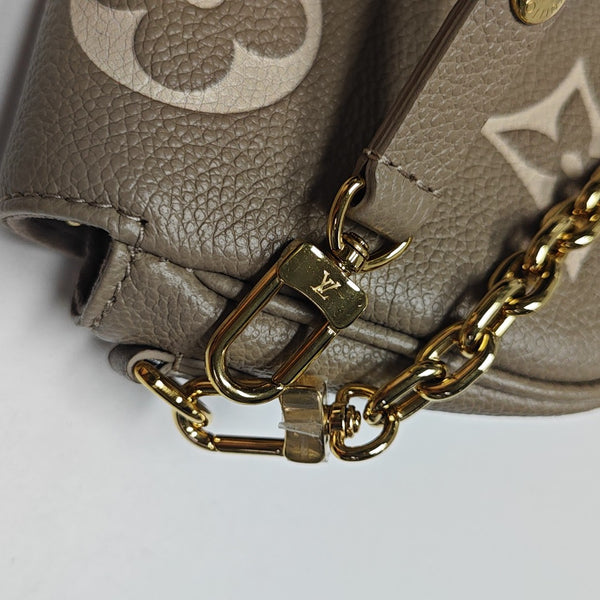 IVY Monogram Calfskin Gray
