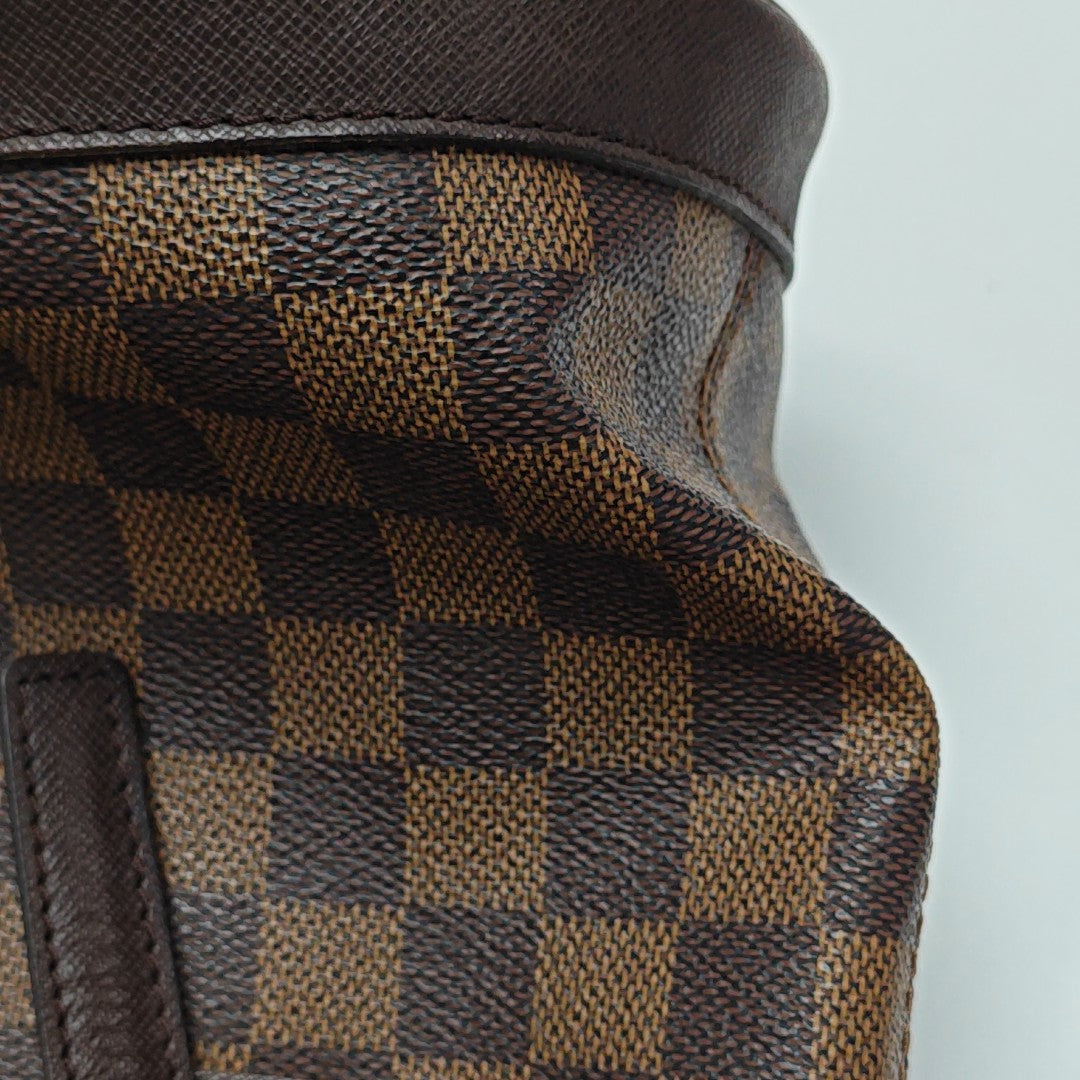 BUCKET PM Damier Ebene Coated Canvas Brown