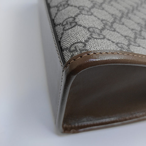 GG Multicolor Monogram Coated Canvas Beige