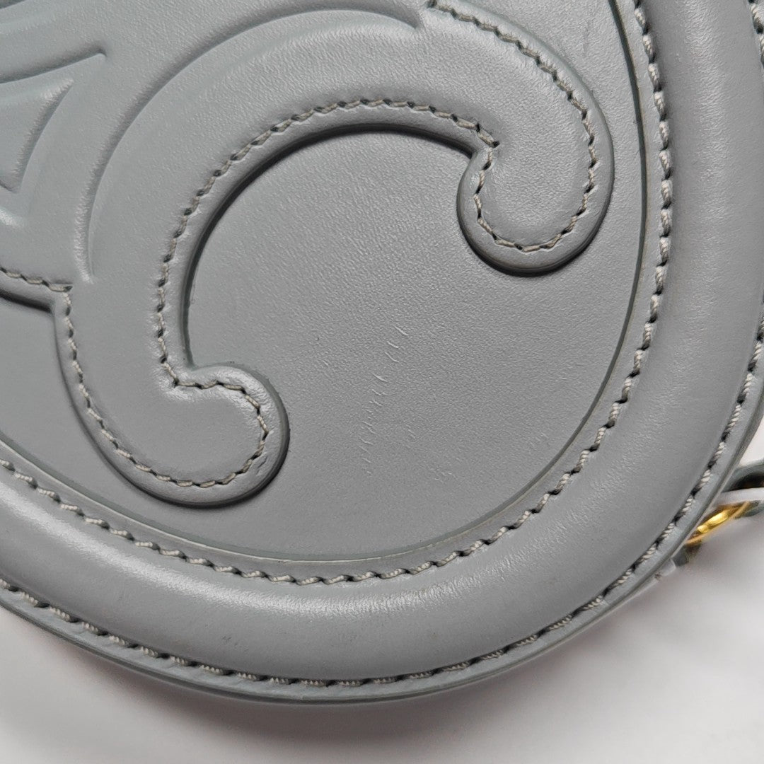 TRIOMPHE Mini Calfskin Blue