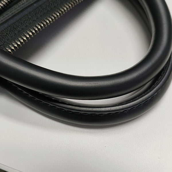 KEEPALL 55 Monogram Coated Canvas Black