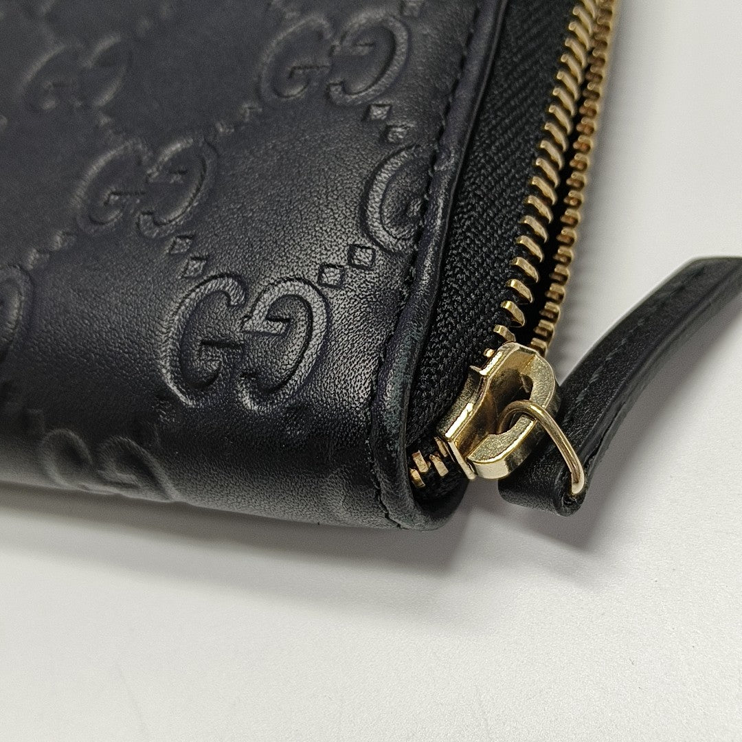 Monogram Calfskin Wallet Black