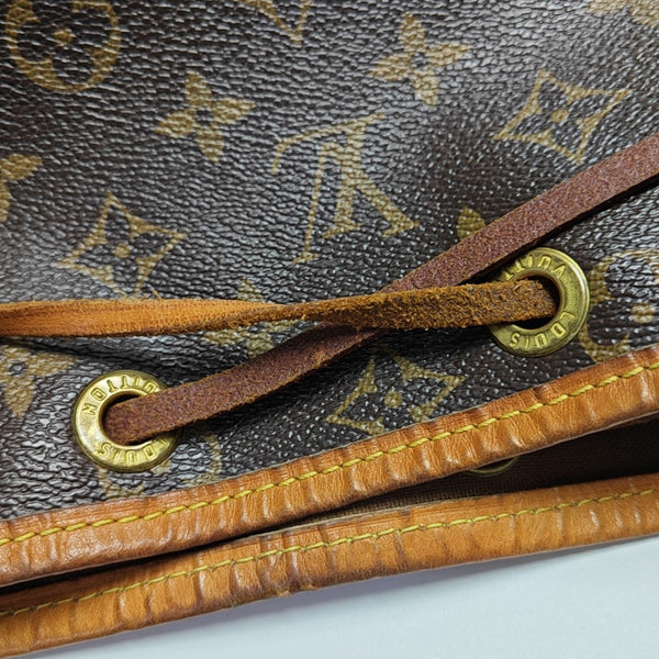 NOÉ MM Monogram Coated Canvas Brown
