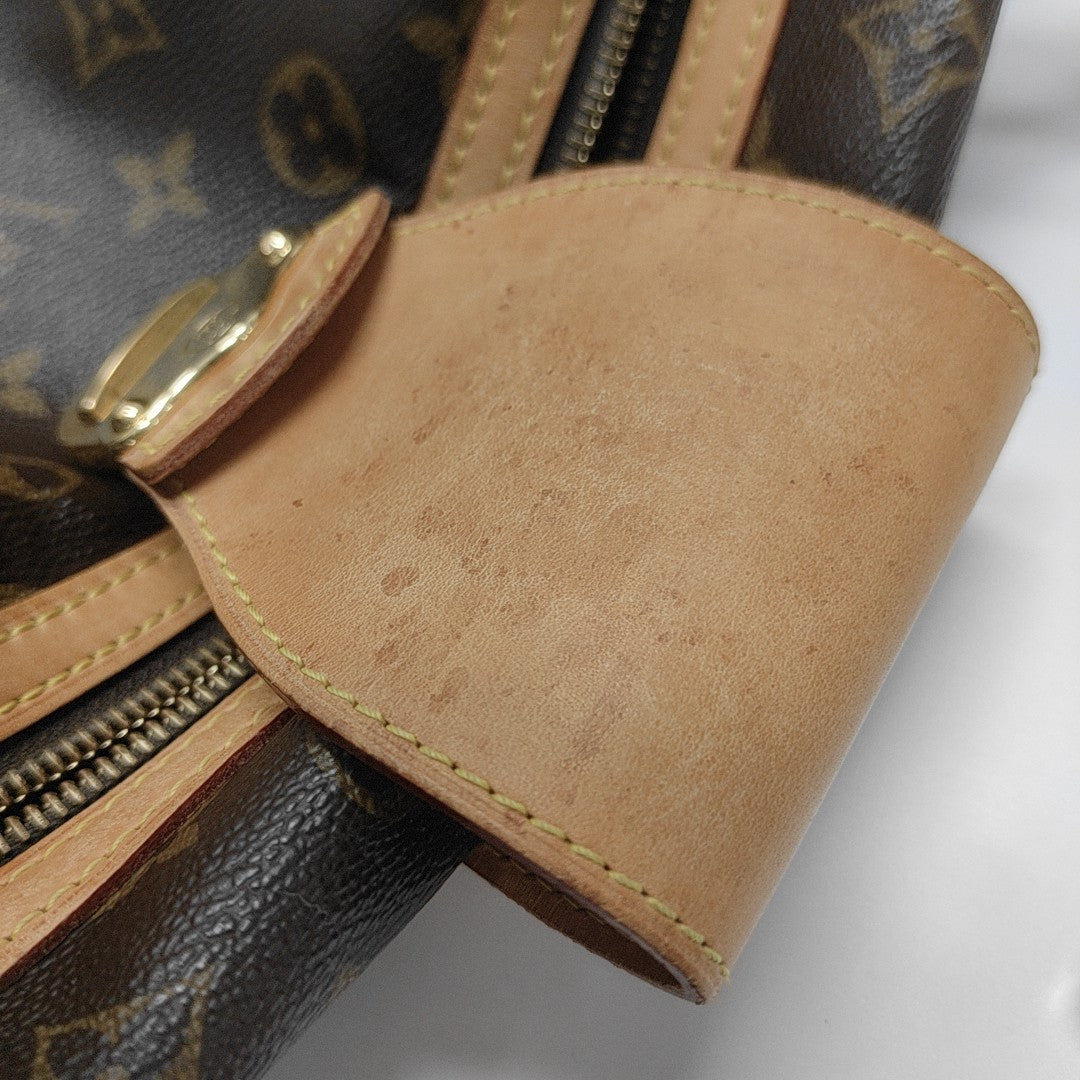 STRESA Monogram Coated Canvas Brown