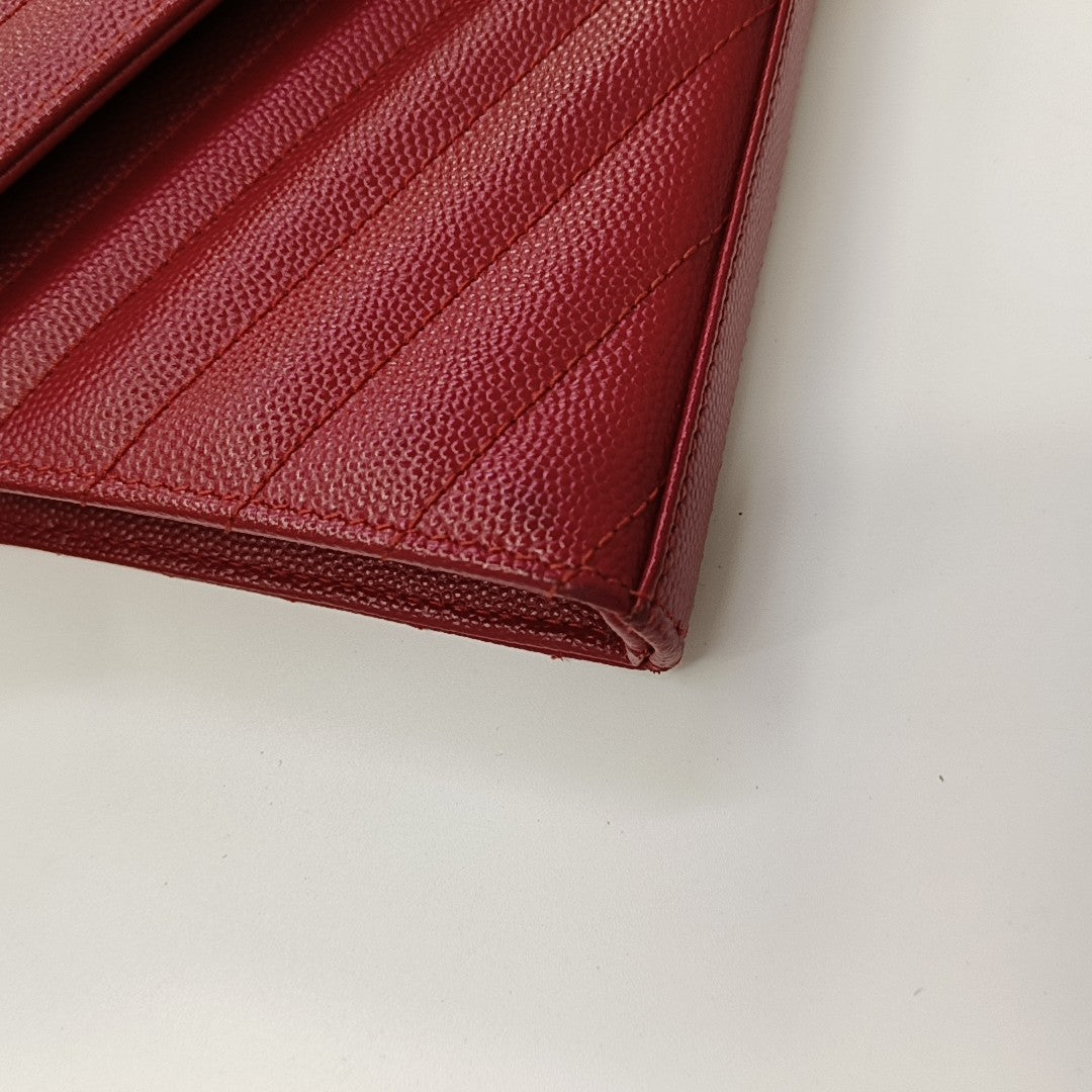 MONOGRAM Medium Quilted Calfskin Red