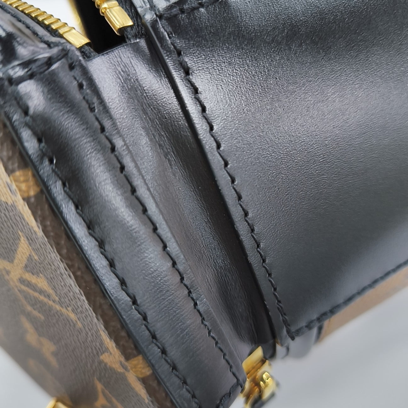 CANNES PM Monogram Coated Canvas Brown