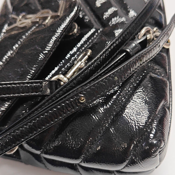 LOULOU Extra Small Chevron Calfskin Black