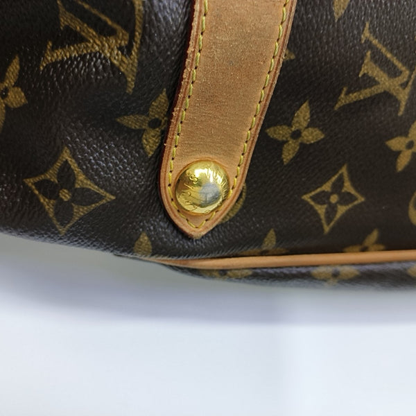 GALLIERA GM Monogram Coated Canvas Brown