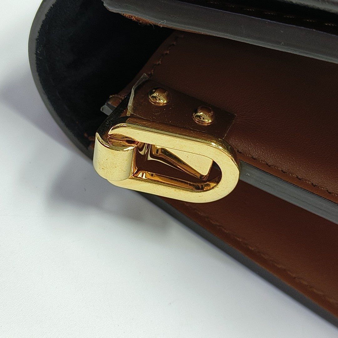 DAUPHINE MM Monogram Coated Canvas Brown