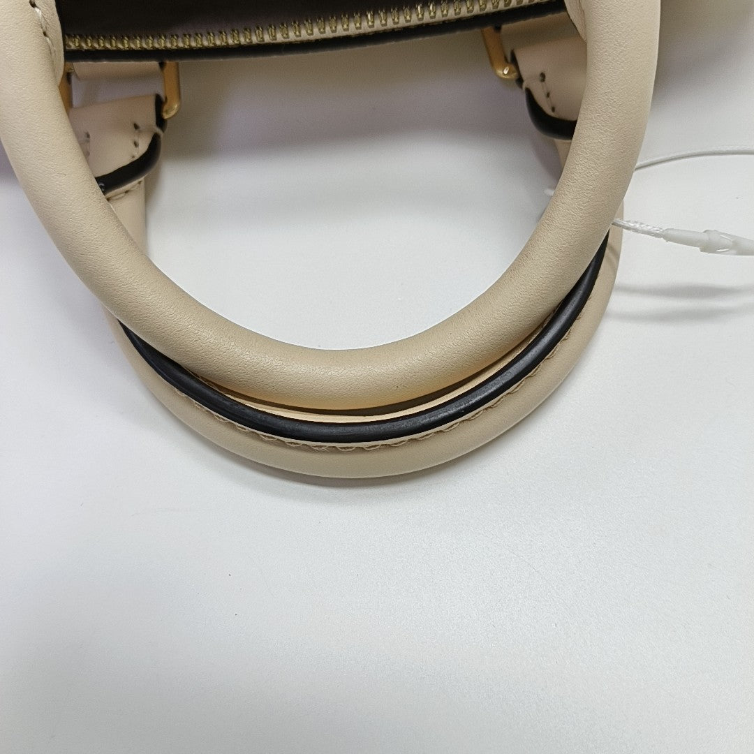 SPEEDY 20 Monogram Calfskin Beige