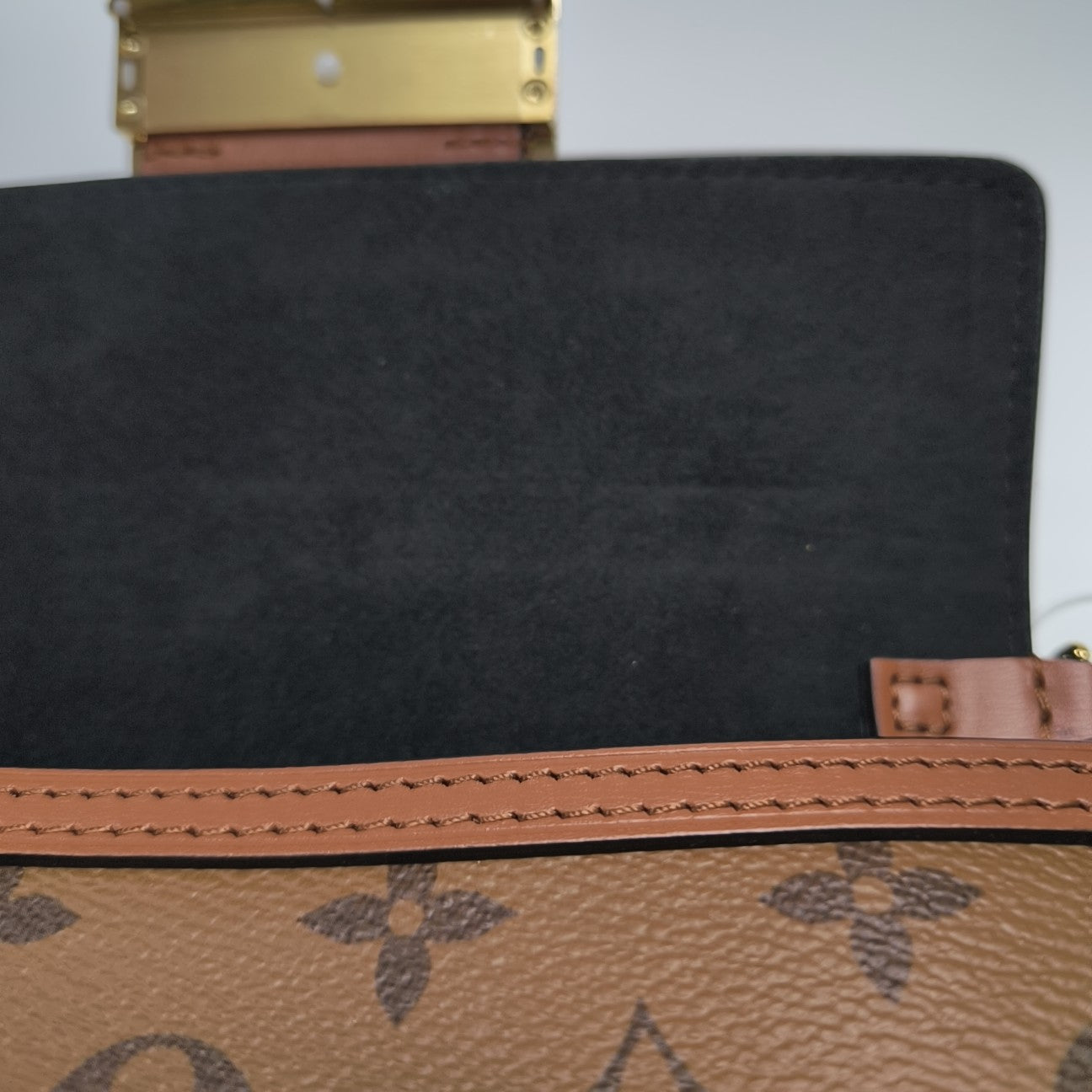 DAUPHINE WOC Monogram Coated Canvas Brown
