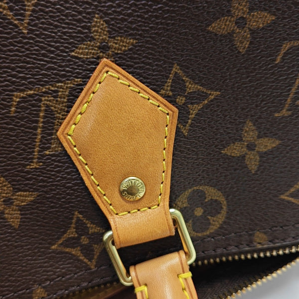SPEEDY 30 Monogram Coated Canvas Brown