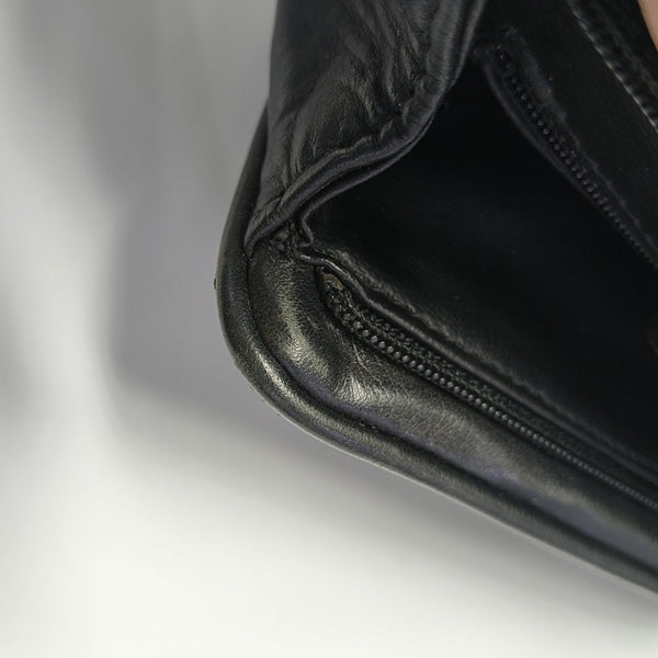 Quilted Calfskin Clutch Black