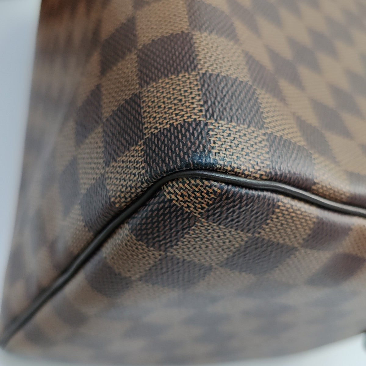 SPEEDY 25 Damier Ebene Coated Canvas Brown