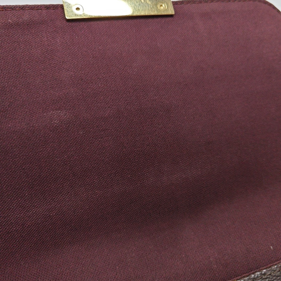 FAVORITE MM Monogram Coated Canvas Brown