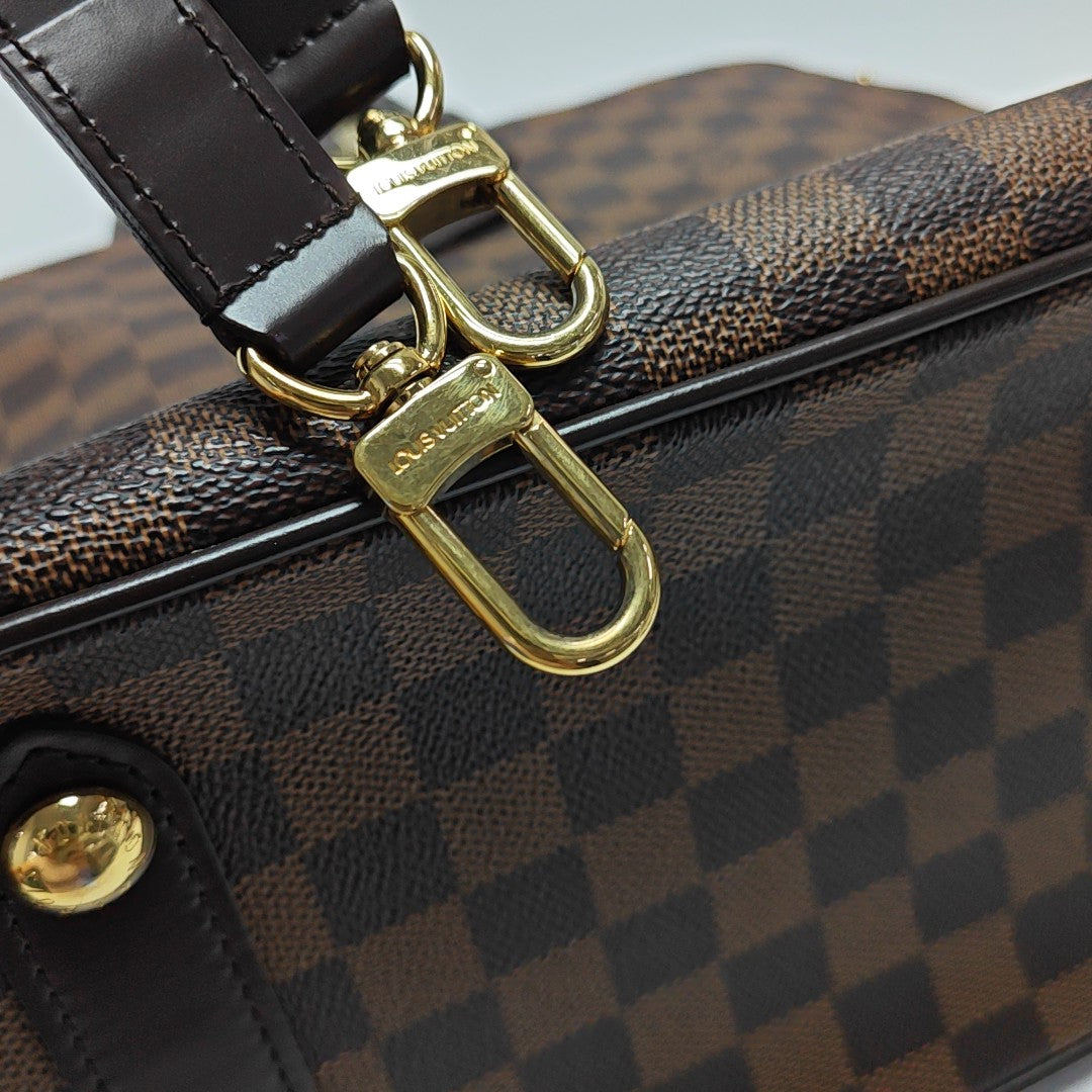 ROSEBERY Damier Ebene Coated Canvas Brown