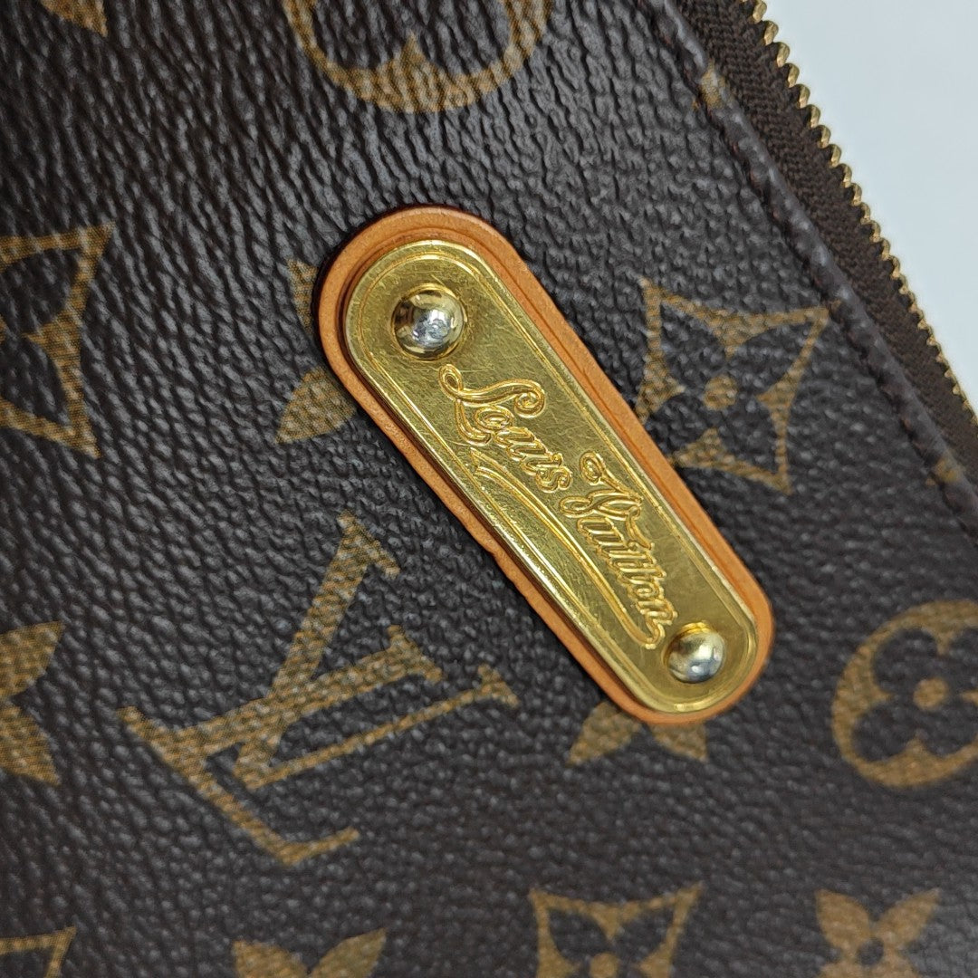 EVA Monogram Coated Canvas Brown