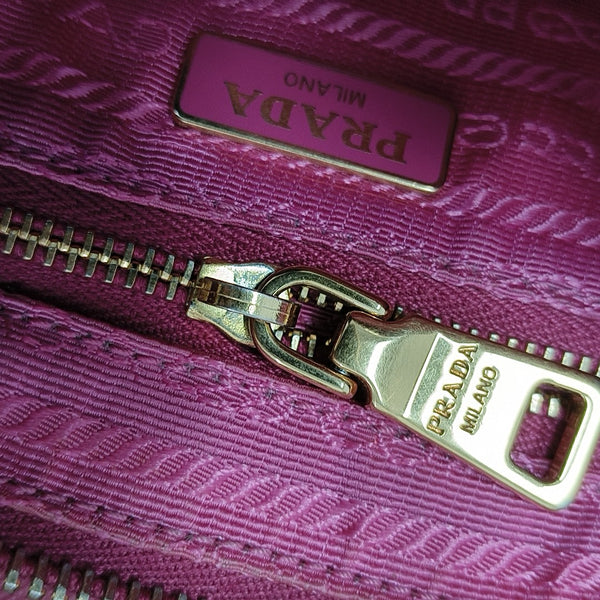 Nylon Shoulder Bag Red